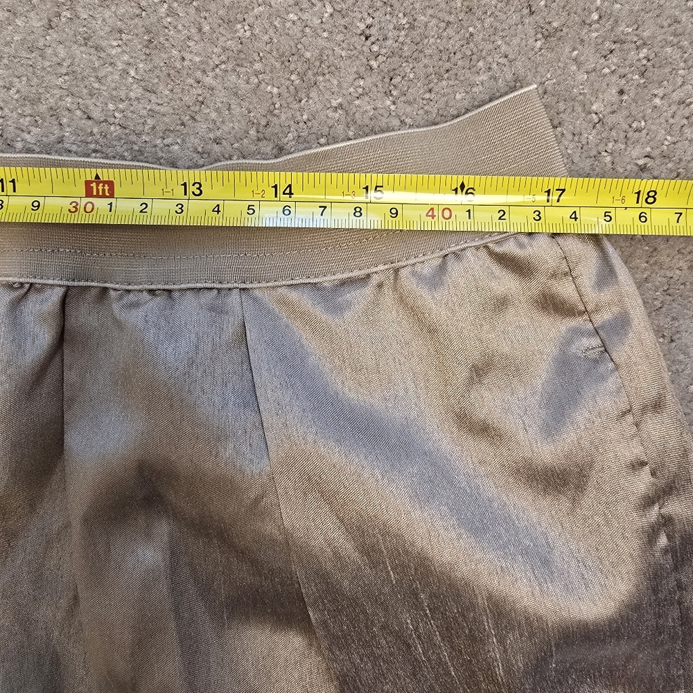 Joan Rivers Skirt Womens L Gold Red Carpet Pull On Full Length Elastic Waist - Picture 3 of 8
